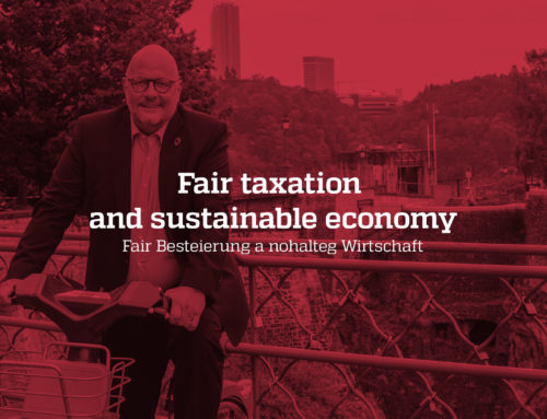 Fair taxation and sustainable economy