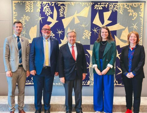 Echange iwwer LGBTI-Rechter mam UN-Generalsekretär Antonio Guterres zu New York
